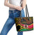 Vanuatu Unity Day Leather Tote Bag 29 November Coat Of Arms With Flag Style LT14 - Polynesian Pride