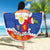 The Philippines Christmas Beach Blanket Pilipinas Parol - Maligayang Pasko!