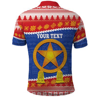 Personalized The Philippines Christmas Polo Shirt Pilipinas Parol - Maligayang Pasko!