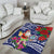 Guam Christmas Area Rug Poinsettia With Bougainvillea - Felis Pasgua!