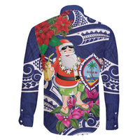 Guam Christmas Family Matching Long Sleeve Bodycon Dress and Hawaiian Shirt Poinsettia With Bougainvillea - Felis Pasgua! LT14 - Polynesian Pride