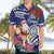 Guam Christmas Hawaiian Shirt Poinsettia With Bougainvillea - Felis Pasgua!