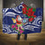 Guam Christmas Hooded Blanket Poinsettia With Bougainvillea - Felis Pasgua!