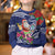 Guam Christmas Kid Ugly Christmas Sweater Poinsettia With Bougainvillea - Felis Pasgua!