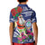 Guam Christmas Kid Polo Shirt Poinsettia With Bougainvillea - Felis Pasgua!