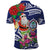 Guam Christmas Polo Shirt Poinsettia With Bougainvillea - Felis Pasgua!