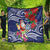 Guam Christmas Quilt Poinsettia With Bougainvillea - Felis Pasgua!