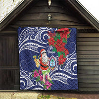 Guam Christmas Quilt Poinsettia With Bougainvillea - Felis Pasgua!