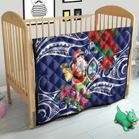 Guam Christmas Quilt Poinsettia With Bougainvillea - Felis Pasgua!