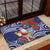 Guam Christmas Rubber Doormat Poinsettia With Bougainvillea - Felis Pasgua!