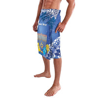 Personalised Hanukkah Jewish Festival Lavalava It's Lit - Polynesian Pattern