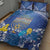 Hanukkah Jewish Festival Quilt Bed Set It's Lit - Polynesian Pattern