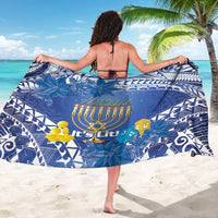 Hanukkah Jewish Festival Sarong It's Lit - Polynesian Pattern