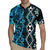 Turquoise Aotearoa Rugby Jersey Taniko Motifs With Paua Shell Kowhaiwhai