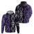 Purple Aotearoa Hoodie Taniko Motifs With Paua Shell Kowhaiwhai