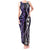 Purple Aotearoa Tank Maxi Dress Taniko Motifs With Paua Shell Kowhaiwhai