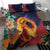 Hawaii Kilauea Big Islands Bedding Set Pele Goddess With Tropical Flowers