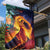 Hawaii Kilauea Big Islands Garden Flag Pele Goddess With Tropical Flowers