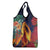 Hawaii Kilauea Big Islands Grocery Bag Pele Goddess With Tropical Flowers