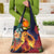 Hawaii Kilauea Big Islands Grocery Bag Pele Goddess With Tropical Flowers