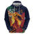 Hawaii Kilauea Big Islands Hoodie Pele Goddess With Tropical Flowers