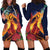 Hawaii Kilauea Big Islands Hoodie Dress Pele Goddess With Tropical Flowers