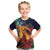 Hawaii Kilauea Big Islands Kid T Shirt Pele Goddess With Tropical Flowers