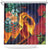 Hawaii Kilauea Big Islands Shower Curtain Pele Goddess With Tropical Flowers