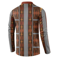 Malo e Lelei Tonga Button Sweatshirt Tongan Ngatu Tapa Cloth - Polynesian Pride