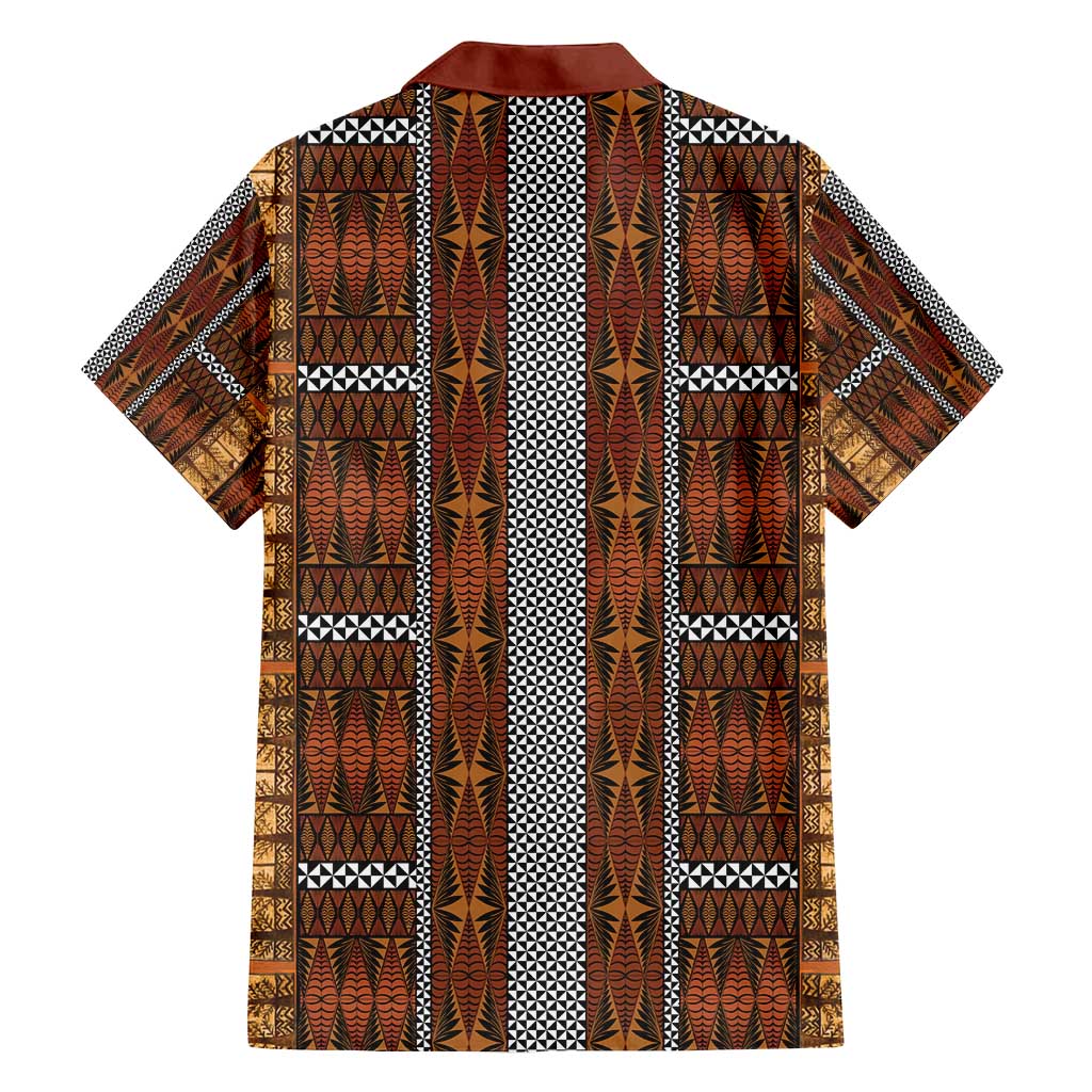 Malo e Lelei Tonga Family Matching Long Sleeve Bodycon Dress and Hawaiian Shirt Tongan Ngatu Tapa Cloth LT14 - Polynesian Pride
