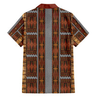 Malo e Lelei Tonga Family Matching Off Shoulder Short Dress and Hawaiian Shirt Tongan Ngatu Tapa Cloth LT14 - Polynesian Pride