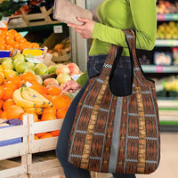 Malo e Lelei Tonga Grocery Bag Tongan Ngatu Tapa Cloth - Polynesian Pride