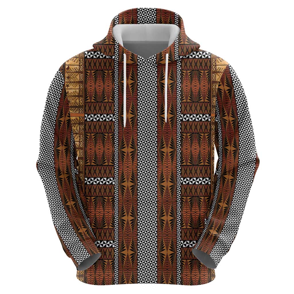 Malo e Lelei Tonga Hoodie Tongan Ngatu Tapa Cloth - Polynesian Pride