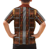 Malo e Lelei Tonga Kid Hawaiian Shirt Tongan Ngatu Tapa Cloth - Polynesian Pride