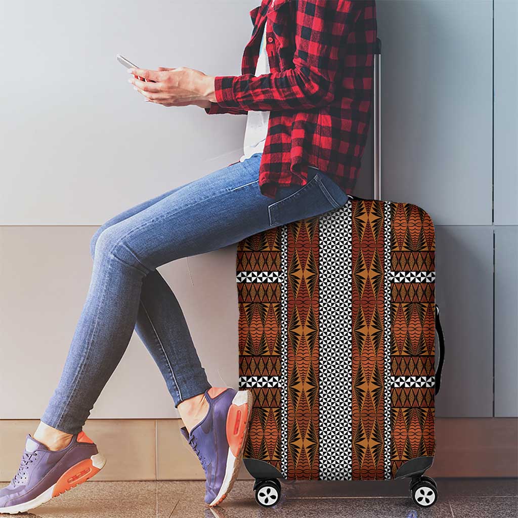 Malo e Lelei Tonga Luggage Cover Tongan Ngatu Tapa Cloth - Polynesian Pride
