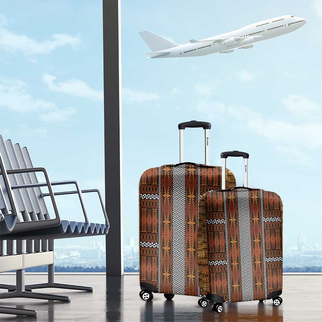 Malo e Lelei Tonga Luggage Cover Tongan Ngatu Tapa Cloth - Polynesian Pride