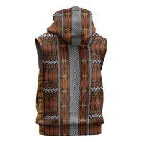 Malo e Lelei Tonga Sleeveless Hoodie Tongan Ngatu Tapa Cloth - Polynesian Pride