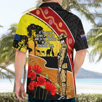 New Zealand And Australia ANZAC Day Hawaiian Shirt Aboriginal Maori Starring Night Style LT14 - Polynesian Pride