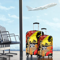 New Zealand And Australia ANZAC Day Luggage Cover Aboriginal Maori Starring Night Style