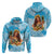 Aloha Hawaii Women's Day Hoodie Hula Girl With Ukulele Tropical Style LT14 - Polynesian Pride