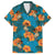 Hawaii Luau Party Family Matching Long Sleeve Bodycon Dress and Hawaiian Shirt Dancing Girl Tropical Flowers LT14 Dad's Shirt - Short Sleeve Blue - Polynesian Pride