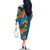 Hawaii Luau Party Family Matching Off Shoulder Long Sleeve Dress and Hawaiian Shirt Dancing Girl Tropical Flowers LT14 - Polynesian Pride