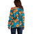 Hawaii Luau Party Off Shoulder Sweater Dancing Girl Tropical Flowers LT14 - Polynesian Pride