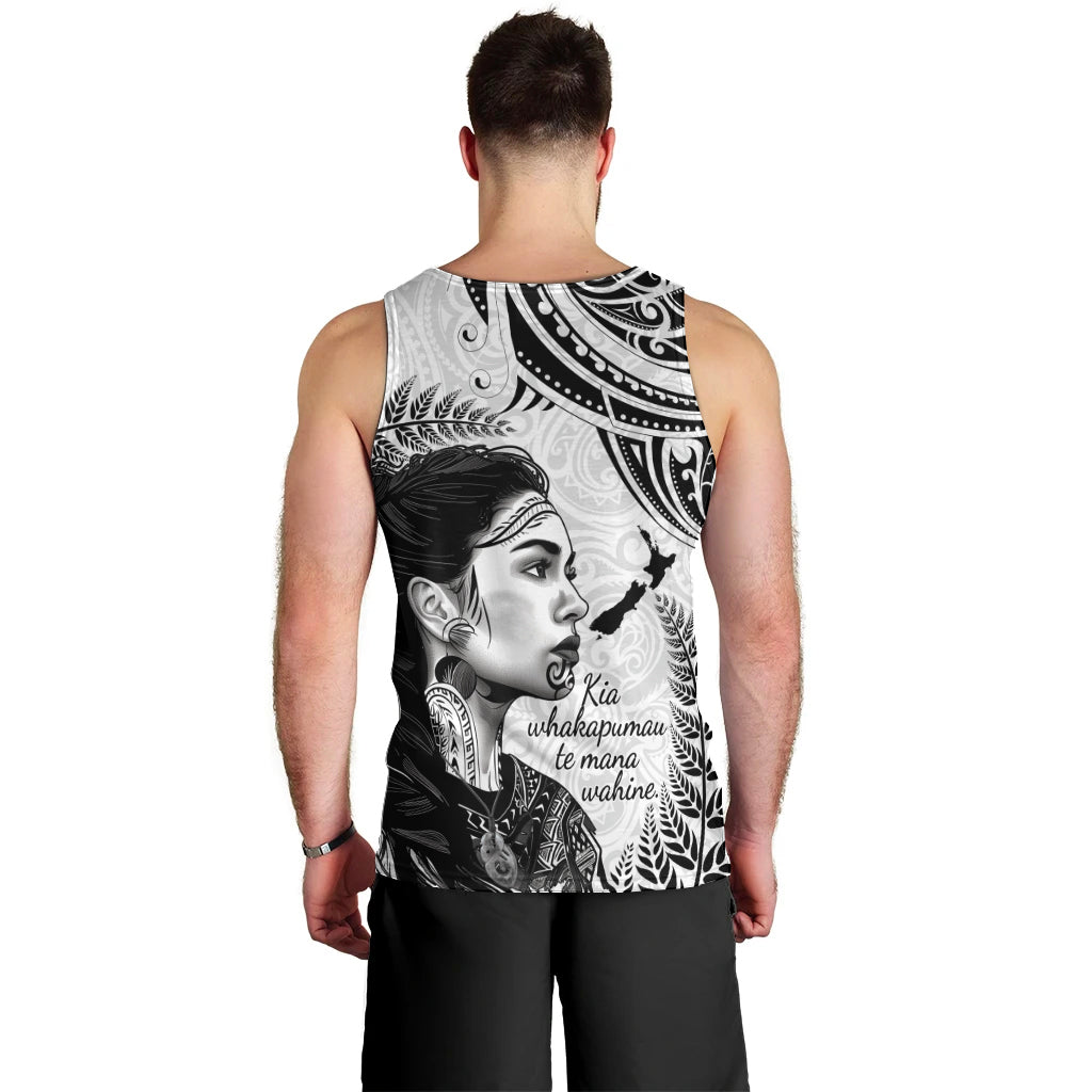 New Zealand Women's Day Men Tank Top Aotearoa Kia Whakapumau Te Mana Wahine LT14 - Polynesian Pride