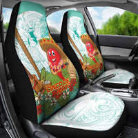 Hawaii Cinco de Mayo Car Seat Cover Chili Pepper Hula Girl Tropical Vibes