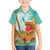 Hawaii Cinco de Mayo Family Matching Long Sleeve Bodycon Dress and Hawaiian Shirt Chili Pepper Hula Girl Tropical Vibes