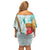 Hawaii Cinco de Mayo Family Matching Off Shoulder Short Dress and Hawaiian Shirt Chili Pepper Hula Girl Tropical Vibes