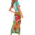 Hawaii Cinco de Mayo Family Matching Short Sleeve Bodycon Dress and Hawaiian Shirt Chili Pepper Hula Girl Tropical Vibes