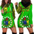 Polynesian Pride Cook Islands Hoodie Dress Mangaia Gospel Day Green Version LT14 Green - Polynesian Pride