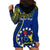 Polynesian Pride Cook Islands Hoodie Dress Mangaia Gospel Day Blue Version LT14 - Polynesian Pride